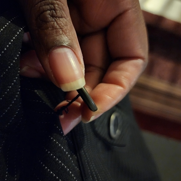 DKNY Striped Blazer Jacket Size S and 3 Pairs Sandals Sizes 6 - Picture 14 of 14